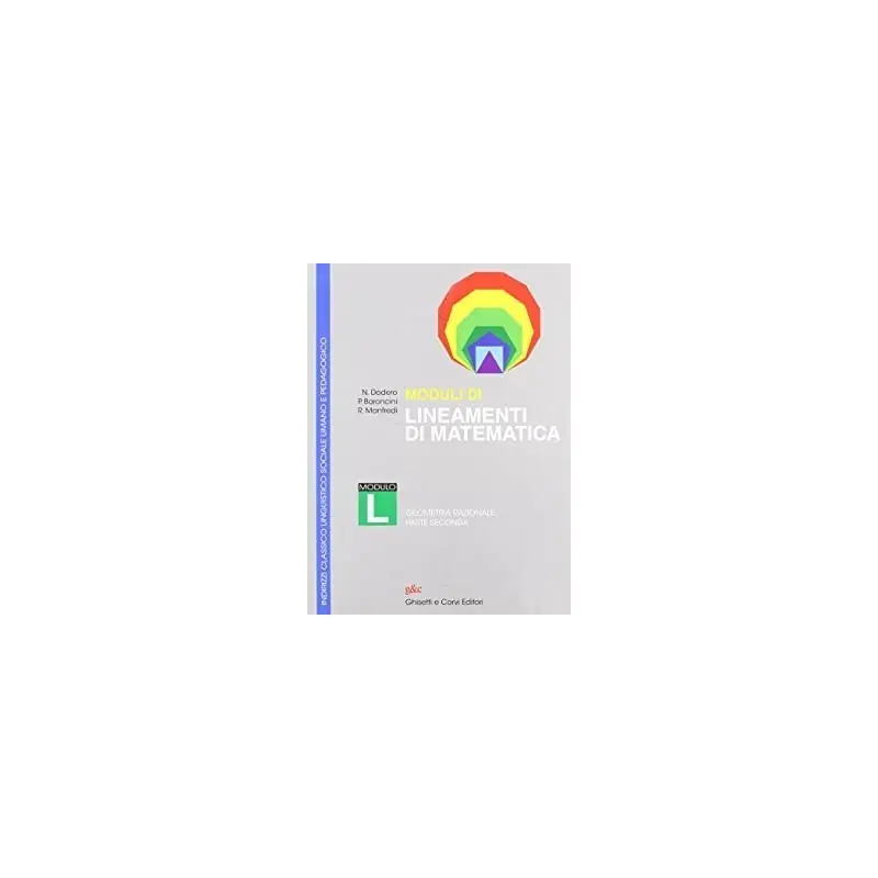 Prezzo Ridotto Moduli di lineamenti di matematica. Modulo L